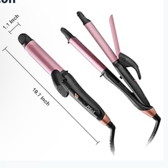 2 in 1 Travel Curling Flat Iron - Picture 6 of 8